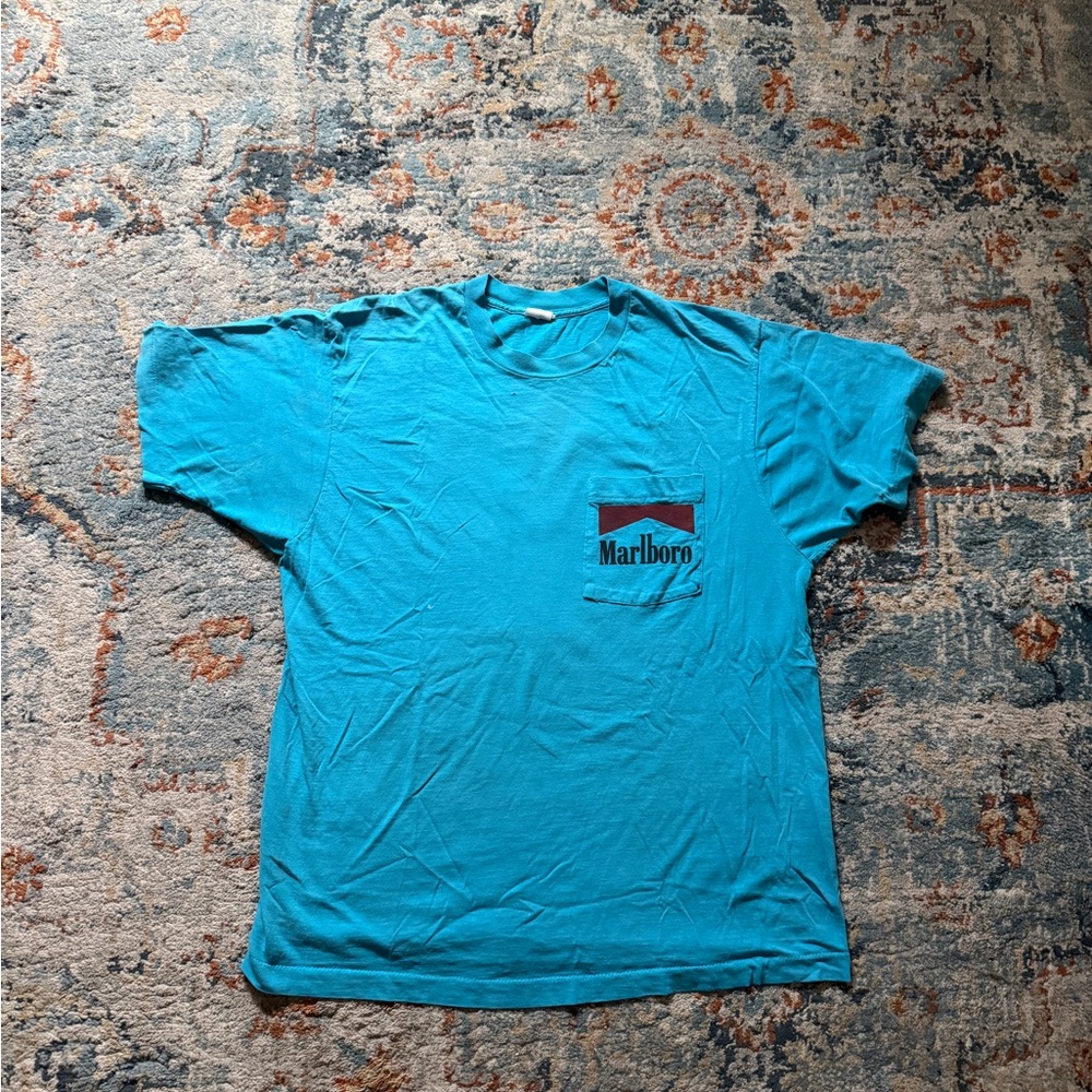 Marlboro Teal Graphic Tee